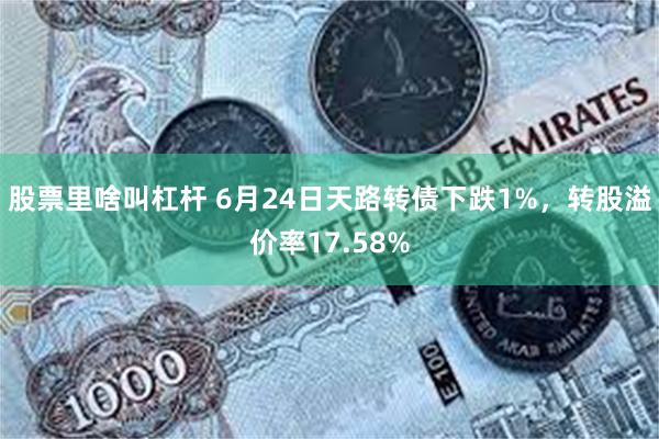 股票里啥叫杠杆 6月24日天路转债下跌1%，转股溢价率17.58%