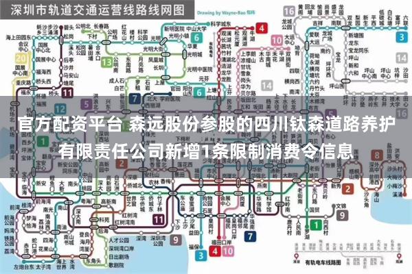 官方配资平台 森远股份参股的四川钛森道路养护有限责任公司新增1条限制消费令信息